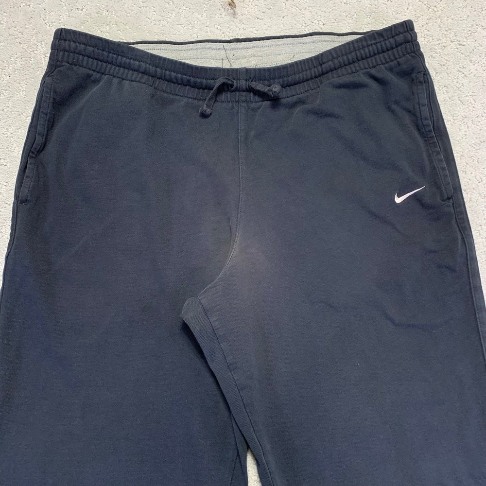 Nike Men's Sweatpants‎ Mens Medium Black Joggers Athletic Sportswear Faded Y2k